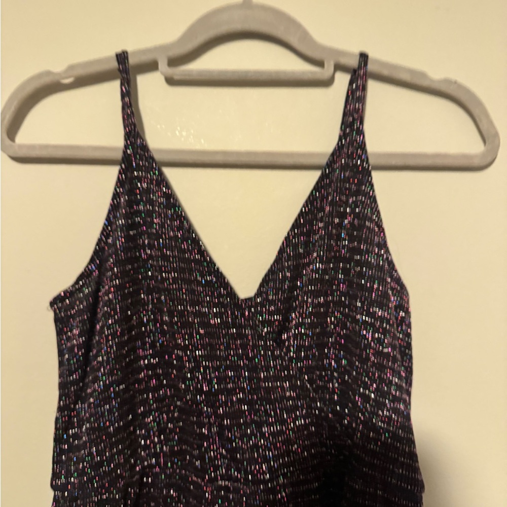 GUC Wild Fable Multicolor Metallic Sleeveless Jumpsuit - Picture 5 of 12